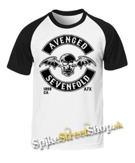 AVENGED SEVENFOLD - DeathBat Crest - dvojfarebné pánske tričko