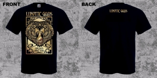 LUNATIC GODS - Ursus Arctos - čierne pánske tričko