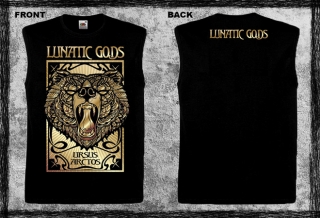LUNATIC GODS - Ursus Arctos - čierne pánske tričko bez rukávov