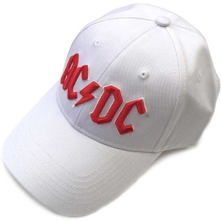 AC/DC - Red on White Logo - biela šiltovka