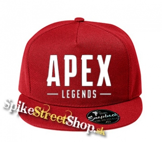 APEX LEGENDS - White Logo - červená šiltovka model "Snapback"