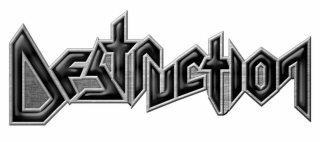 DESTRUCTION - Logo - kovový odznak