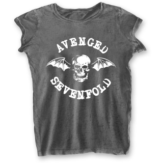 AVENGED SEVENFOLD - Deathbat - sivé dámske tričko