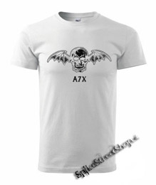 AVENGED SEVENFOLD - A7X Skull - biele detské tričko
