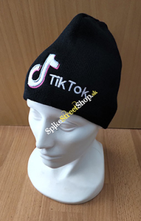 Čierna zimná čiapka TIK TOK - Logo Black Beanie