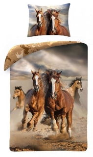 Posteľné obliečky z kolekcie HORSES - Divoké Kone