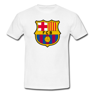 FC BARCELONA - biele pánske tričko
