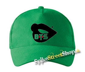 BTS - BANGTAN BOYS - Lips - zelená šiltovka (-30%=AKCIA)