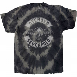 AVENGED SEVENFOLD - Deathbat Crest - sivé pánske tričko