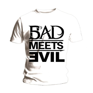 EMINEM - Bad Meets Evil - biele pánske tričko