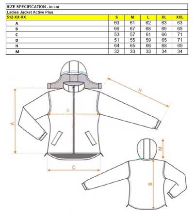 Štýlové ripstop bundy v SpikeStreetShop.sk Dámske bundy JACKET ACTIVE PLUS v SpikeStreetShop.sk