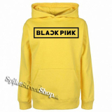 BLACKPINK - Logo - žltá pánska mikina (-50%=VÝPREDAJ)