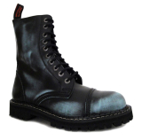 Topánky KMM 10D BLACK/JEANS - 10 dierkové (Výpredaj)