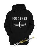DEAD CAN DANCE - Logo Crest - čierna pánska mikina (-50%=VÝPREDAJ)