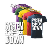 SYSTEM OF A DOWN - Logo - farebné pánske tričko (-50%=VÝPREDAJ)