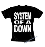 SYSTEM OF A DOWN - Logo - čierne dámske tričko (-50%=VÝPREDAJ)