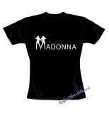 MADONNA - čierne dámske tričko (-50%=VÝPREDAJ)