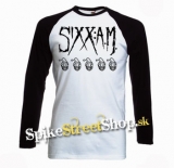 SIXX AM - Logo - pánske tričko s dlhými rukávmi (-30%=VÝPREDAJ)