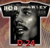 BOB MARLEY - Greyscale Face 1 - čierne pánske tričko (Výpredaj)