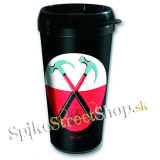 Hrnček PINK FLOYD - Travel Mug - Hammers Logo (Výpredaj)