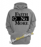FAITH NO MORE - Logo - šedá pánska mikina (-50%=VÝPREDAJ)