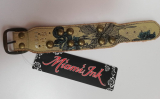 MIAMI INK - Brown Wristband Eagle And Snake Print - kožený náramok (Výpredaj)