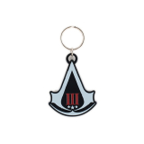 ASSASSINS CREED III - Metal Logo Keyring - kovový prívesok na kľúče (Výpredaj)