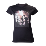 THE LAST OF US - Game Cover Girls Tee - čierne dámske tričko (Výpredaj)