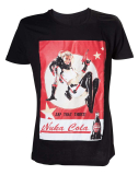 FALLOUT 4 - Mens Nuka Cola Lady T-shirt - čierne pánske tričko (Výpredaj)