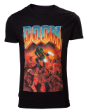 DOOM - Classic Box Art T-shirt - čierne pánske tričko (Výpredaj)