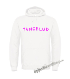 YUNGBLUD - Pink Logo - biela pánska mikina