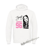 Biela detská mikina BLACKPINK - JENNIE 96 - Signature Portrait