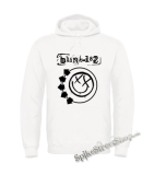 Biela detská mikina BLINK 182 - Logo & Smile