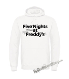 Biela detská mikina FIVE NIGHTS AT FREDDY'S - Logo