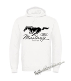 Biela detská mikina FORD MUSTANG - Horse Logo American Muscle