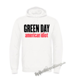 Biela detská mikina GREEN DAY - American Idiot Slogan