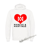 Biela detská mikina I LOVE MARCUS & MARTINUS - Motive 2