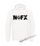 Biela detská mikina NOFX - Logo