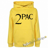 2 PAC - Logo - žltá detská mikina