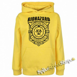 BIOHAZARD - Hardcore Help Foundation - žltá detská mikina