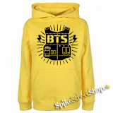 BTS - BANGTAN BOYS - Logo Design - žltá detská mikina