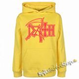 DEATH - Logo - žltá detská mikina