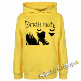 DEATH NOTE - Logo And Portrait - žltá detská mikina