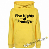 FIVE NIGHTS AT FREDDY'S - Logo - žltá detská mikina