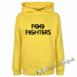 FOO FIGHTERS - Logo - žltá detská mikina
