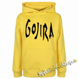 GOJIRA - Logo - žltá detská mikina