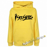 I SEE STARS - Logo - žltá detská mikina
