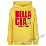 LA CASA DE PAPEL - Bella Ciao - žltá detská mikina