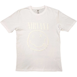 NIRVANA - White Smiley HiBuild - biele pánske tričko