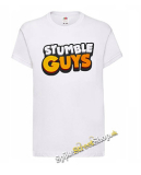 STUMBLE GUYS - Logo - biele pánske tričko